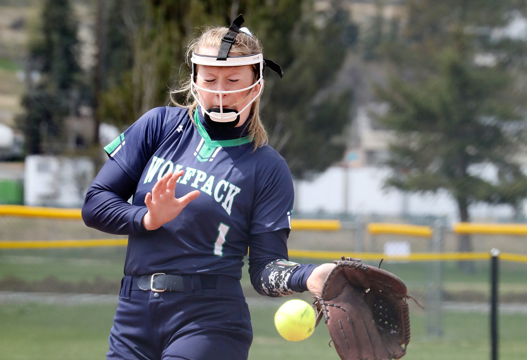 Glove out, eyes shut